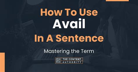 avail verb .